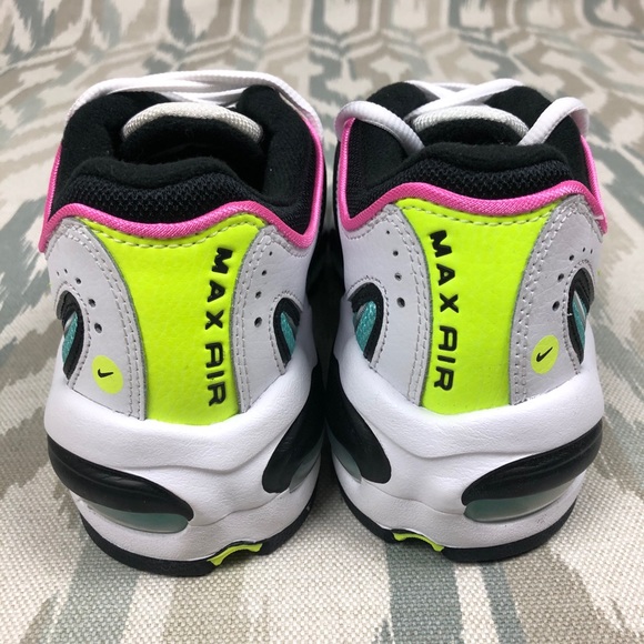 Nike Air Max TailWind 4 GS Women Shoes White/Black China Rose BQ9810102 Size 5.5 - Picture 14 of 16